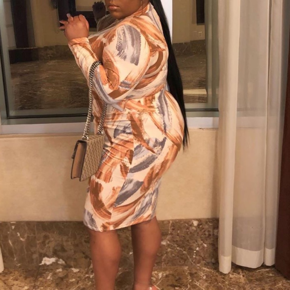 Work of art midi dress